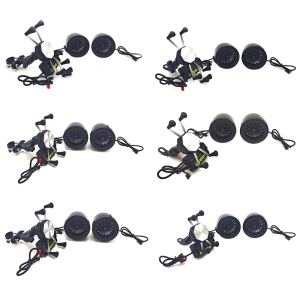 Đế sạc điện thoại xe máy với hệ thống âm thanh không dây tích hợp phù hợp cho những chuyến đi an toàn và thú vị