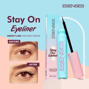 Eyeliner Esenses Waterproof - Ujung Lancip - Formula Tahan Air - Tidak Mudah Luntur - Virgo Shoop