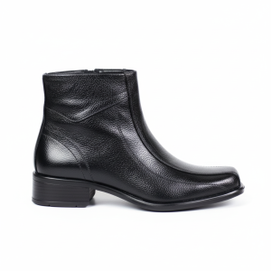 Lika Maria High - Sepatu Pantofel Zipper High Wanita Formal Dinas Guru Pns Pdh Kerja Kantoran Hak 3 Cm Kulit Ready Size Jumbo