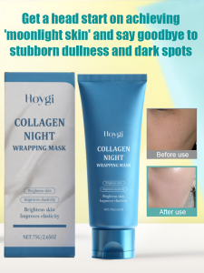 Gentle Tear Mask Skin Hydration Rejuvenation Collagen Nourishing Care Cleansing Exfoliating Mask