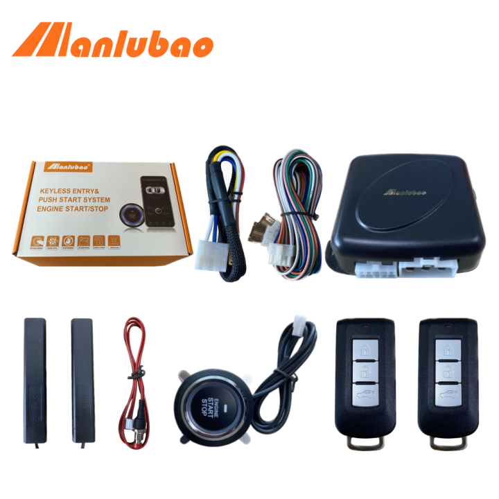 C6 Keyless Module Manlubao C6-M Passive Keyless Entry Push Button Start System Remote Kit ...