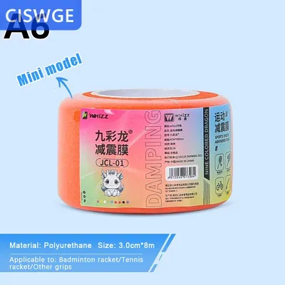 [COD] CISWGE Cầu lông Grip đệm bọc 3 6 7cm chiều rộng tuyệt vời hấp thụ sốc quần vợt vợt Grip Băng ủng hộ phim