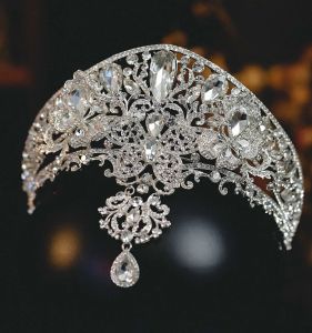 CC Crowns for Women Wedding Hair Accessories Bridal Headpiece Engagement Hairwear Shining Luxury Zirconia Headbands Tiara AN038