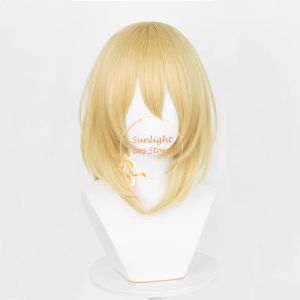 ZEEMIN In Stock Howl Cosplay Wig Anime Castle Wizard Howl Wigs Black/Gloden Cosplay Anime Wig Heat Resistant Hair Halloween Wig+Wig Cap Christmas and Halloween gifts