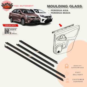 ORIGINAL PERODUA AXIA 14-22/BEZZA 14-19 MOULDING DOOR GLASS LINING RUBBER OUTER WINDOW GETAH CERMIN PINTU LUAR TINGKAP