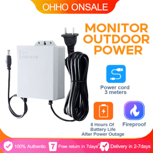 【Original+24hours delivery】12V 1.5A Uninterruptible Power Supply Mini UPS Battery Backup for WiFi Router Modem and Outdoor CCTV Security Camera UPS Monitoring Power Outage Endurance  Built-in Battery Working System IP Camera Power Cord