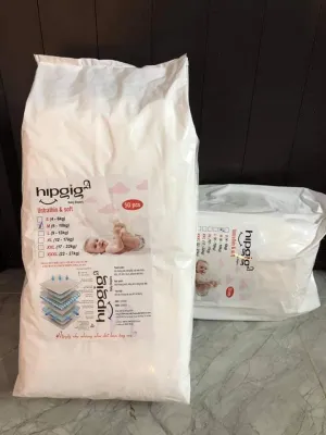 [HCM](TPHCM) Combo 50 miếng bỉm quần bao bì đục size 4xl XXXXL cho bé trên 25kg