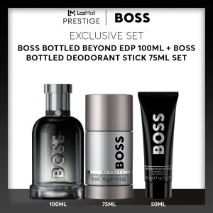 BOSS Signature Routine Set - Modern Fresh (Bottled Beyond) | HUGO BOSS Bottled Beyond Eau de Parfum 100ml + BOSS Bottled Deodorant Stick 75ml + Complimentary BOSS Bottled Beyond Shower Gel 50ml