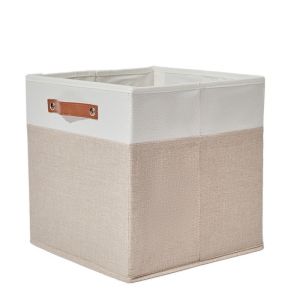 Foldable Storage Box | Linen Clothes Toy Organizer | Dustproof Wardrobe Storage Basket