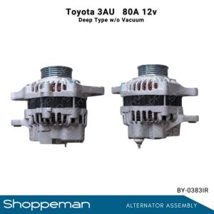 TOYOTA 3AU ALTERNATOR ASSEMBLY DEEP TYPE WITHOUT VACUUM 80A 12V BY-0383IR