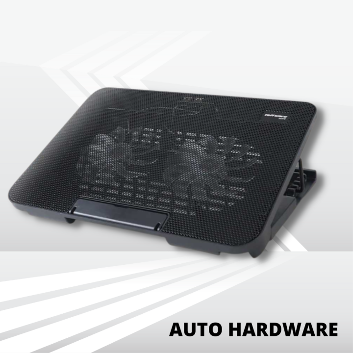 Cooling Pad Laptop Adjustable Stand 2 Kipas 120mm / Kipas Pendingin ...