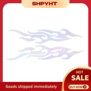 SHPYHT✨ Car Modified Stickers Flame Reflective Decals for Exterior Auto Styling Durable Waterproof for Road Trips