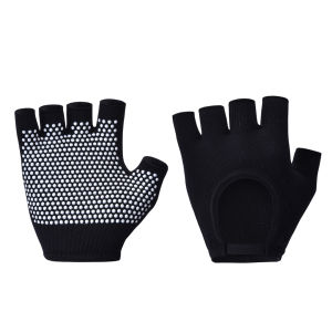 Yoga Pilates Bell pot dumbbell fitness gloves Silicone non slip Gym Weight Training for Women Hollow out breathable