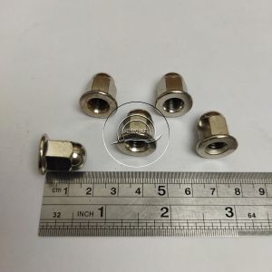 MUR TOPI KNALPOT RX KING M8 NIKEL KUNCI 12 DRAT 12 NEKEL PANJANG TINGGI 17MM 17CM 17 CM CAP FLANGE NUT