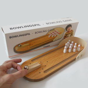 Bộ Đồ Chơi Bowling Mini Bằng Gỗ Dành Cho Bé - Rèn Luyện Sự Khéo Léo Cho Bé
