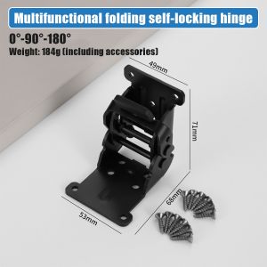 ส่งจากกทม！บานพับ 90องศา 180องศา บานพับพับขาโต๊ะเก้าอี้ สำหรับช่อบแซม งานดี แข็งแรง