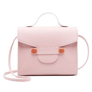 Tas Selempang Wanita Top Handle Kancing Polos Import Sling Bag Cewek Terbaru Kasual Style COD T65