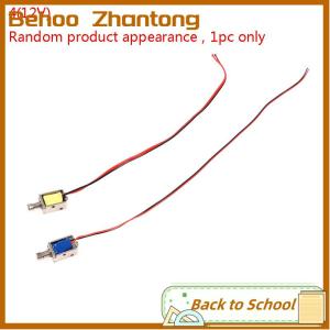 Behoo DC 3V 5V 6V 9V 12V Push-Pull Solenoid Through Type Electromagnet Stroke 4mm