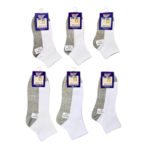 SG School Socks White Cotton Student Socks Cushion Socks Odour Resistant