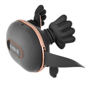 ESH63 Bionic Kneading Shoulder Neck Massager Heating Compress Deep Tissue Cervical Massage Device Portable Digital Display Bionic Kneading Massager Muscle Relaxation