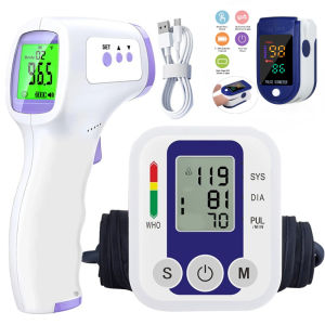 Bayoo Shop Digital Arm เครื่องวัดความดันโลหิต Cuff ทางการแพทย์ความดันอัตโนมัติ Tonometer Tensiometer Heart Rate Pulse Meter BP Monitor Healthy