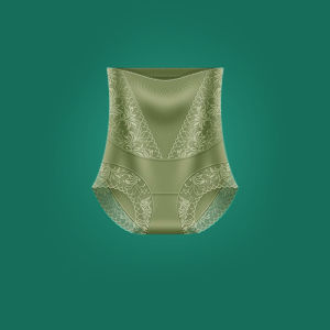 ​HEILOU 2PCS Set High Waist M to 3XL Girdle Tummy Trimmer Body Shaper Shapewear Panty Slimmers Plus Size