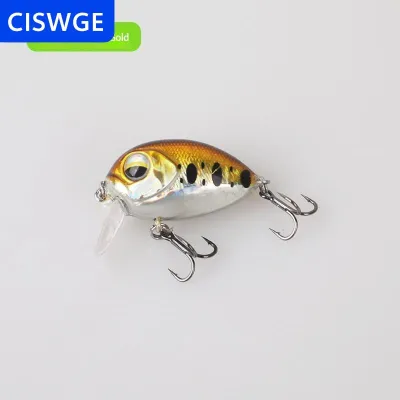 [COD] CISWGE Mini Crankbait câu cá thu hút 4cm 4G nổi wobbler thân thiện với môi cứng mồi cho nước ngọt nước mặn câu cá