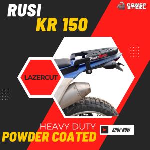 RUSI KR 150 TOP BOX BRACKET / MOTORCYCLE ACCESSORIES / LIFE TIME WARRANTY / ORIGINAL / KR150  /  RUSI RACKS / HEAVY DUTY