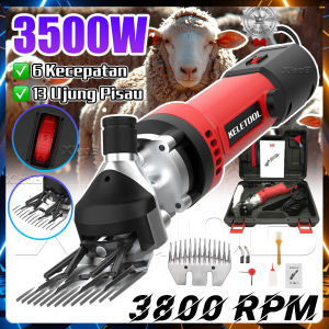5000W Alat Cukur Pencukur Bulu Domba Listrik Hewan Alat Potong Rambut Kambing Pemangkas Bulu Clipper Gunting Rambut Pencukur Rambut Elektrik Cukuran Professional Mesin Domba Kambing Anjing Besar Pemotong Bulu Domba