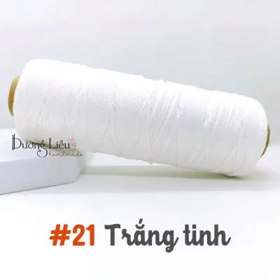 Full 78 màu - Sợi dệt trơn 2mm lõi giấy Craft Yarn VN