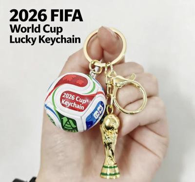 2026 US Canada Mexico World Cup Football Lucky Keychain Pendant Souvenir Bag Accessories Pendant Fan