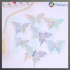 LM 12 Pcs/Set Creative Hollow Butterfly DIY Art Home Wall Decor Wedding Birthday Decoration