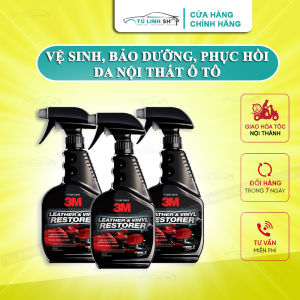 Chai bảo dưỡng ghế da vệ sinh phục hồi làm bóng da nội thất ô tô 3M 39040 Leather & Vinyl Restorer