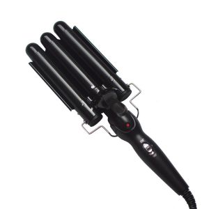 AE22mm Fully automatic triple-barrel waver for water waves and big waves electric curling iron in stock