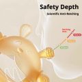 【WITH BOX】 Rabbit Sleeve Hand Teether PP Silica Fruit Can Be Sterilized at High Temperature. 