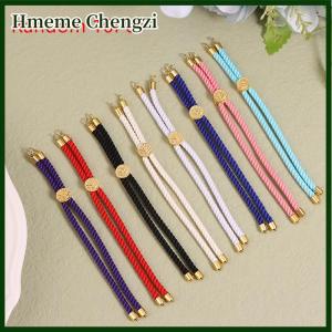 Hmeme 5Pcs Nylon Twisted Cord Bracelet Ropes Adjustable Braided Cord For DIY Bracelet Jewelry Making