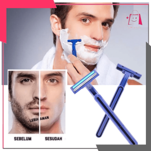 ALAT CUKUR KUMIS JENGGOT 2 MATA PISAU SILET / ALAT PENCUKUR KUMIS