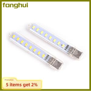 fanghui Đèn Led USB Mini 8 Đèn LED Cắm trại ban đêm Tiện Dụng USB chiếu sáng cho máy vi tính máy tính xách tay