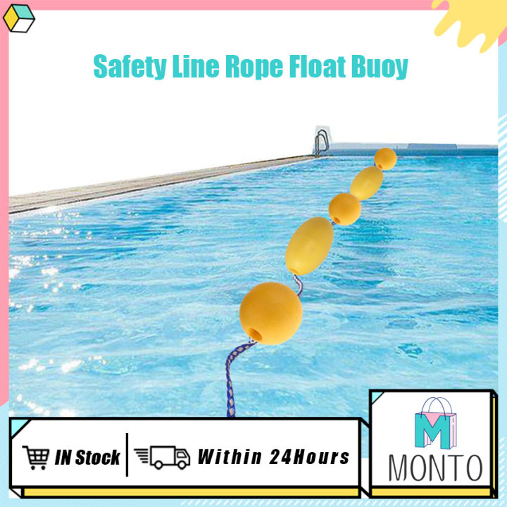 PVC Safety Line Rope Float Buoy Marker Kayak Anchor Ball For Pool Swimming  Pool Lakes Canoe
