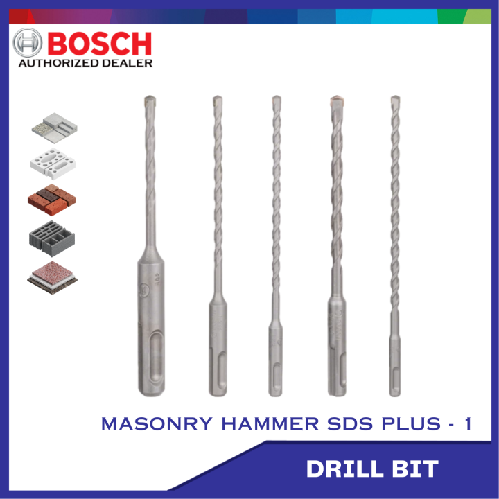 Bosch Sds Plus 1 Hammer Drill Bit For Concrete Available Diameter Size