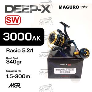 Reel Maguro Deep-X SW Reel Pancing Spinning Power Handle
