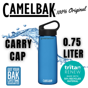 CAMELBAK Carry Cap 25oz (Renew) Water Bottle Tritan  Original 0.75Liter Volume Odor Stain Resistant water bottle 750ml bpafree