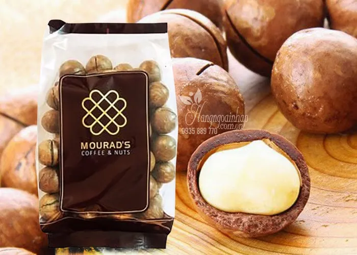 Hạt macca úc vỏ nứt tự nhiên Mourad’s 500gr