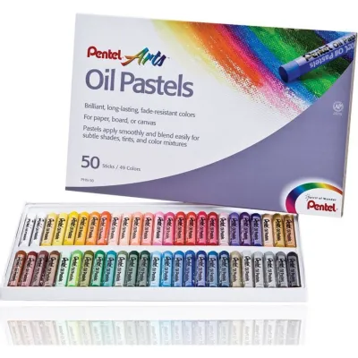 Sáp màu dầu Pentel oil pastel từ 12- 50 màu PHN12/ PHN16/ PHN25/ PHN36/ PHN50