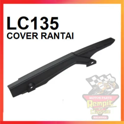 REMPIT LC135 1/2 CHAIN CASE COVER LC-135 LC 135 TUDUNG RANTAI COVER PROTECTOR COVER HITAM SEBAM INNER SPROCKET