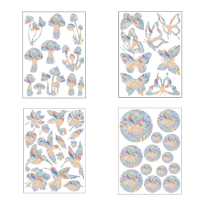 Statics Window Cling Antis Collision Window Decal for Bird StrikesGlass Awareness StickerStop Birds Flying into Window