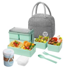 Double Layer Meal Box Grade Box Lunch Box Meal Prepping Box Box Plastic Texture Storage Container