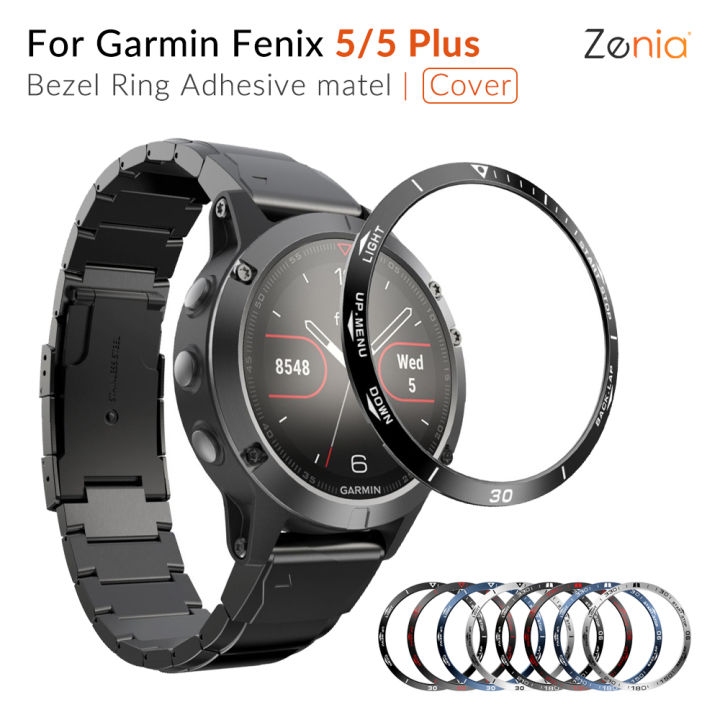 Zenia for Garmin Fenix 5 Fenix5 Plus Watch Bezel Ring Adhesive Case Cover Anti Scratch Stainless Steel Case Smart watch accessories Lazada PH