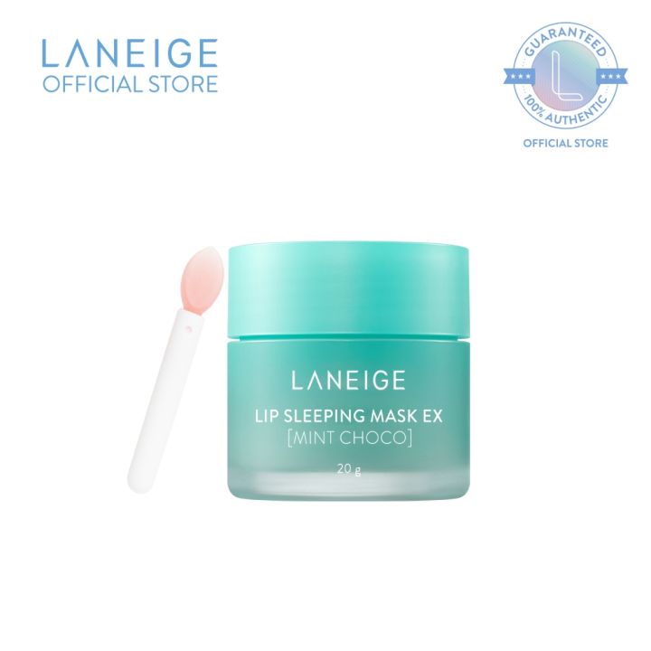 Laneige Lip Sleeping Mask EX- Mint Choco 20g, Overnight Lip Sleeping ...