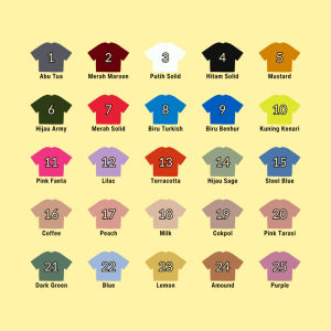 Kaos Polos Croptop Wanita Tangan Pendek Katun Combed 24s